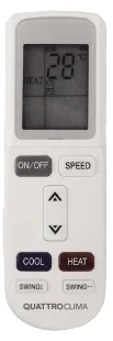Кассетная сплит-система Quattroclima QV-I12CGE/QN-I12UGE/QA-ICP13