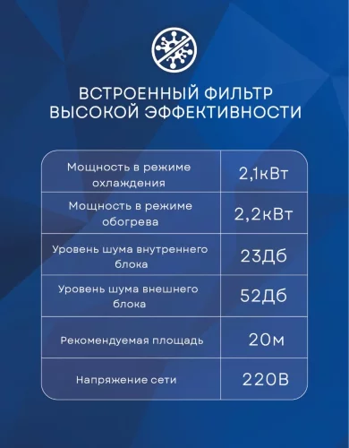 Сплит-система Ballu BSW-07HN1_23Y Olympio Legend