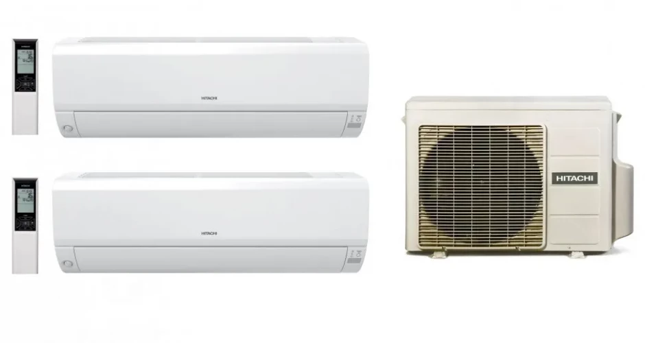 Мульти сплит-система на 2 комнаты 15+20 м2 Hitachi RAK-15QPE+RAK-18RPE/RAM-33NP2E Multizone Premium