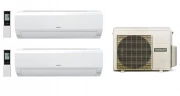 Мульти сплит-система на 2 комнаты 15+20 м2 Hitachi RAK-15QPE+RAK-18RPE/RAM-33NP2E Multizone Premium