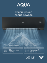 Сплит-система Aqua AQI-50FIS1/R3-B(IN)/AQI-50FIS1/R3-B(OUT) Towada Inverter Black